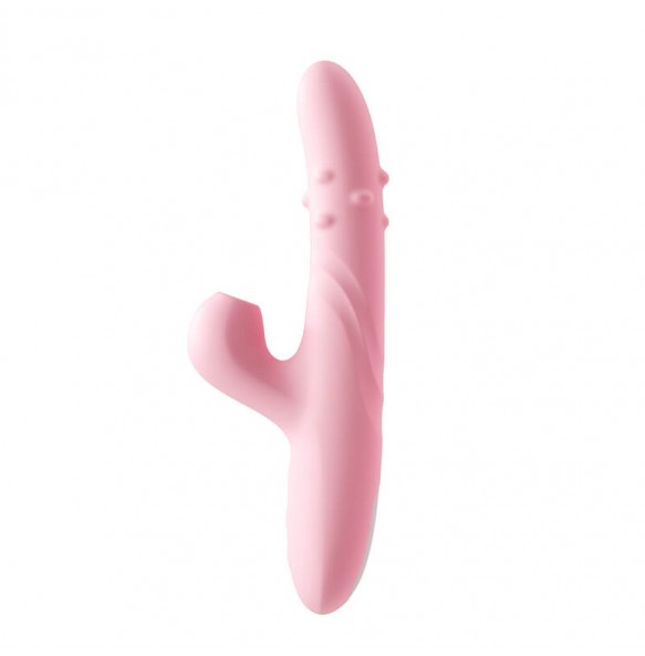Ankni - Rotating Thrust Suction Vibrator Wand (Chargeable - Pink)
